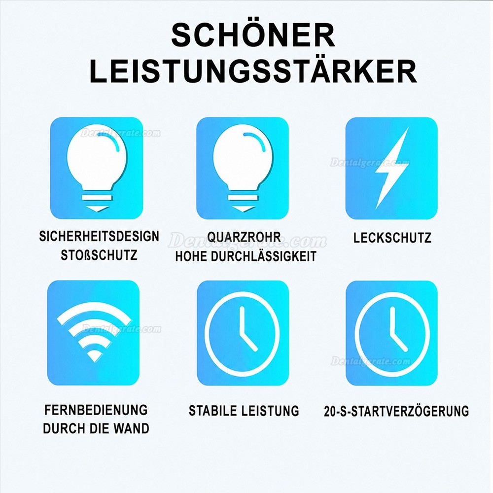 38 Watt UV + Ozone Desinfektionslampe f&uuml;r das Schlafzimmer zu Hause Sterilisationslampe